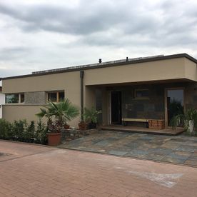 Projekt Haus mit Holzoptik